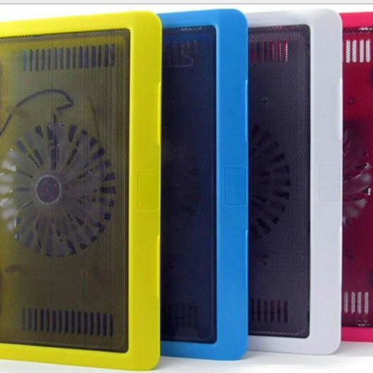 N19 colorful thin computer fan laptop cooler cooling pad cooling base computer accessories