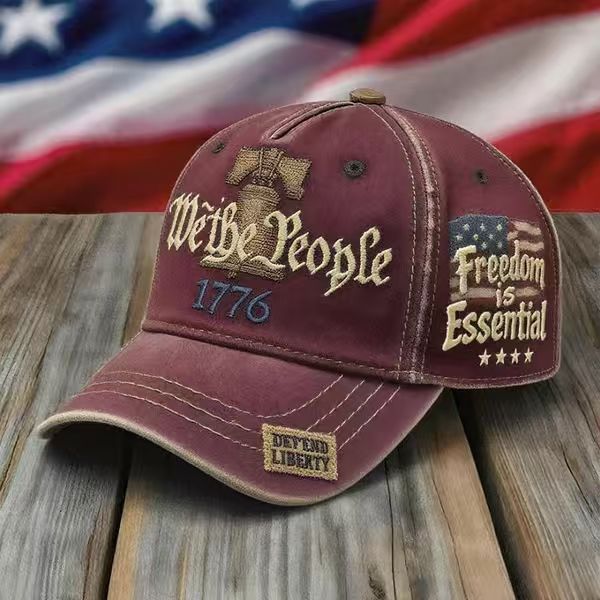 Embroidered WE THE PEOPLE US 250th Anniversary Hat US250th Memorial Baseball Cap
