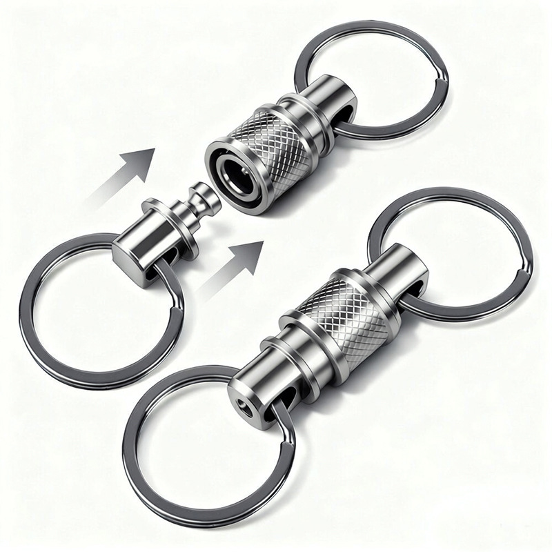 Aluminum Alloy Universal Buckle Multi-Functional 360-Degree Rotating Storage Buckle Detachable Convenient Hook Universal Clip