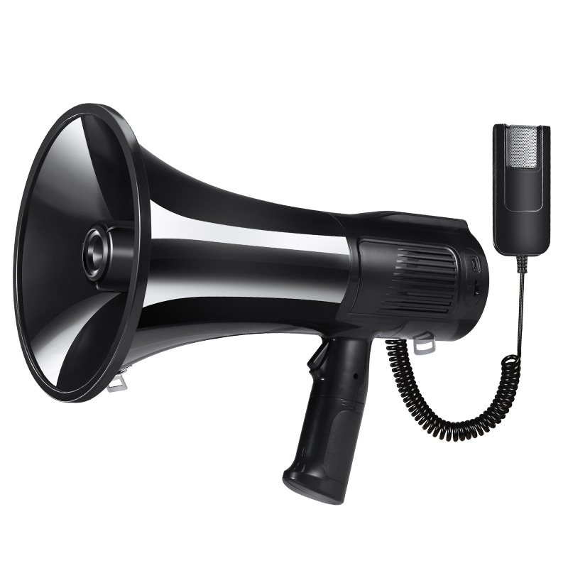 80W High Power Handheld Amplifier Multifunctional Smart Digital Display Portable Handheld Microphone Loudspeaker Customizable