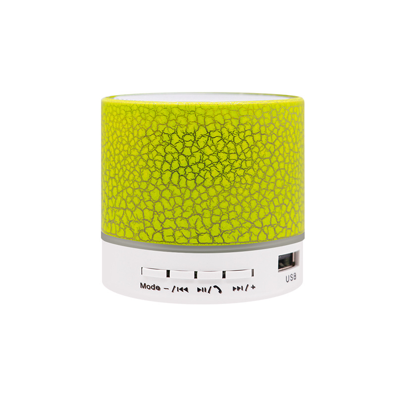 Crackle Bluetooth Speaker USB Card Mini Wireless Subwoofer LED Glow Bass Portable Waterproof
