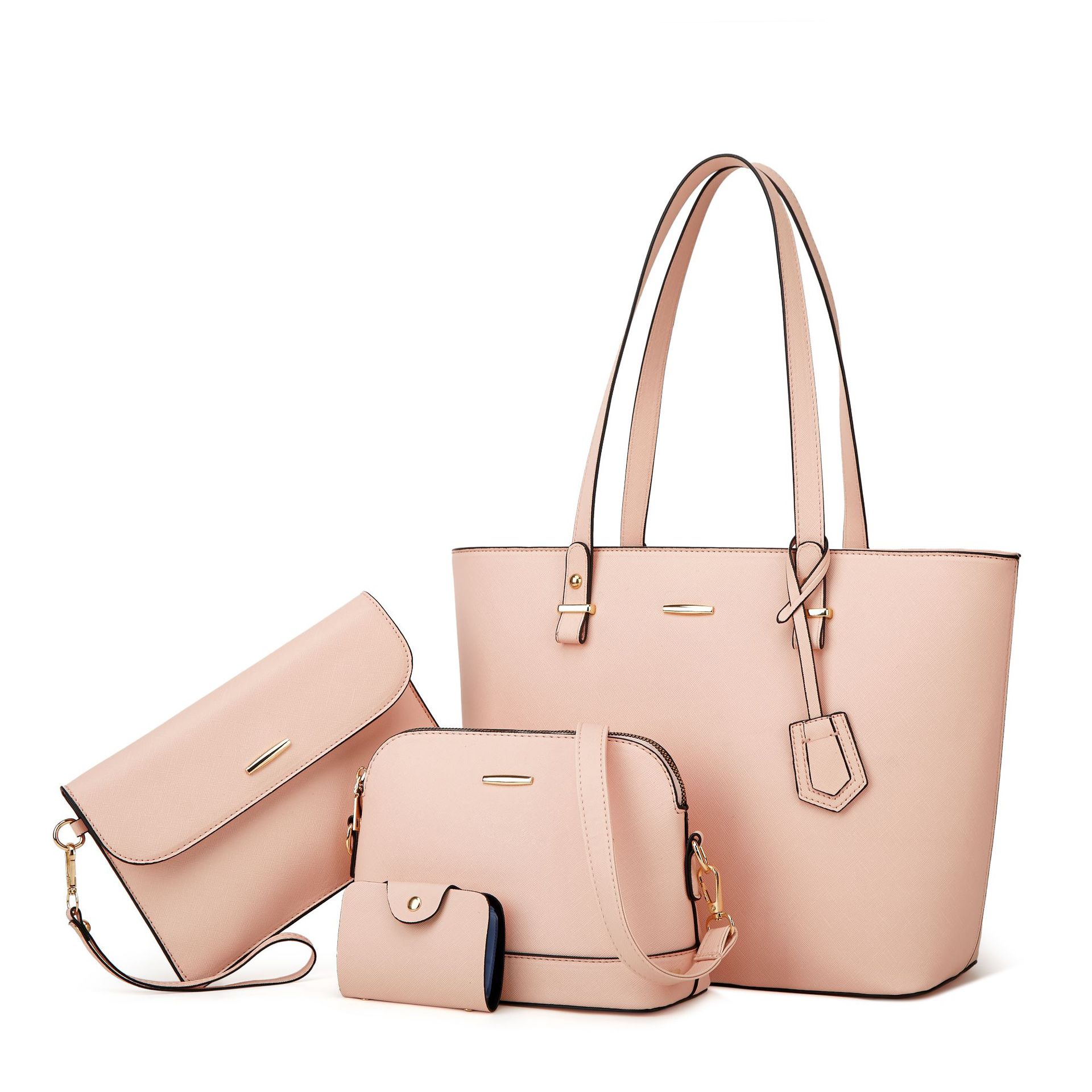 Women's bag celebrity shoulder handbag 2026 new large capacity crossbody four-piece set mother-child bag