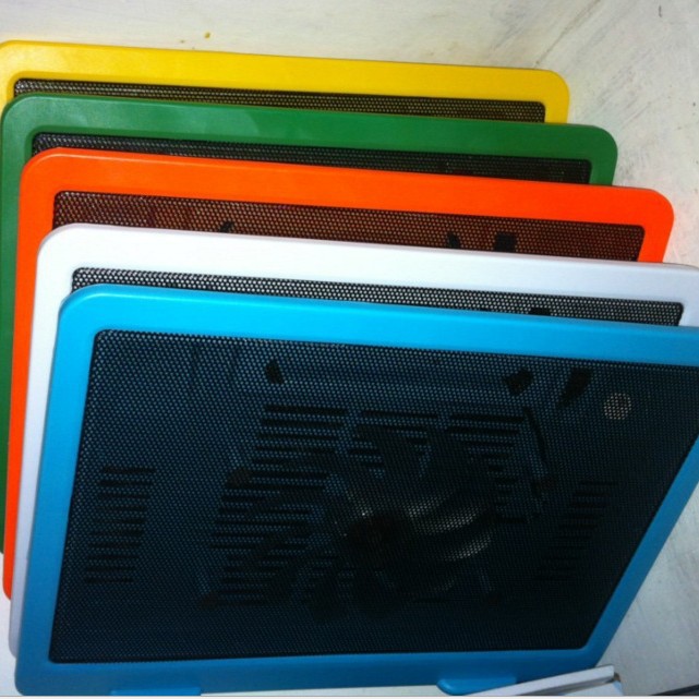 N19 colorful thin computer fan laptop cooler cooling pad cooling base computer accessories