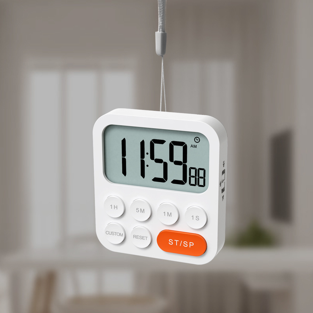 Kitchen Timer Learning Cooking Timer Clock Countdown Bedroom Fitness Student Self-discipline Time Manager