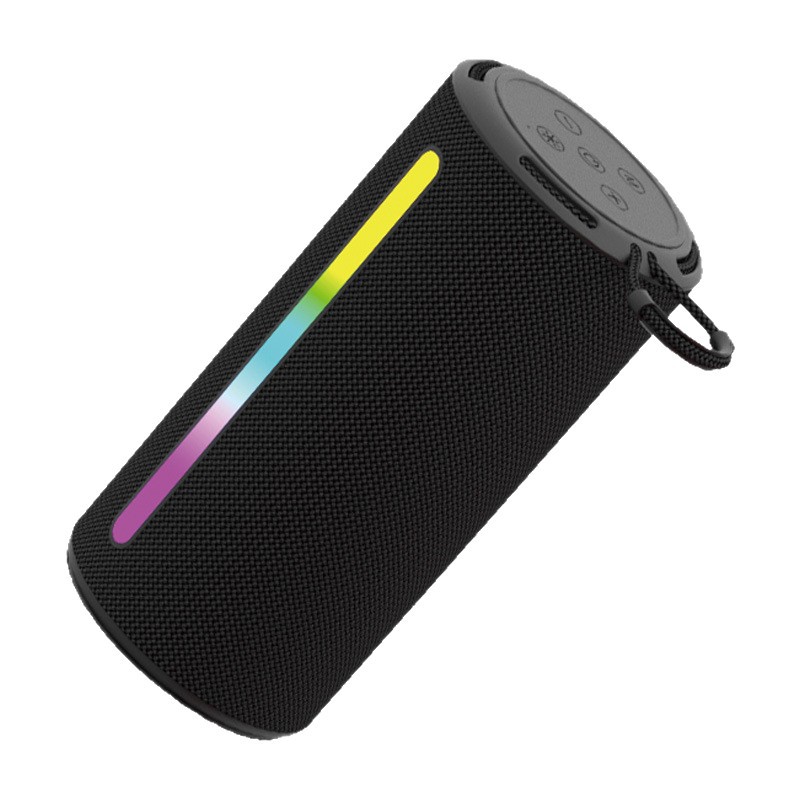 New Bluetooth Speaker Heavy Bass Subwoofer High Power Outdoor Cycling Home Atmosphere Light Desktop Mini Speaker