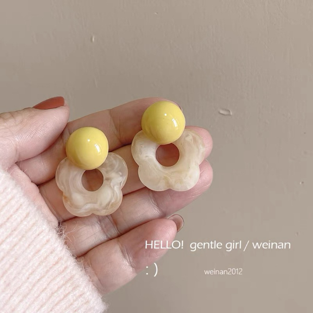15甜美花朵耳钉