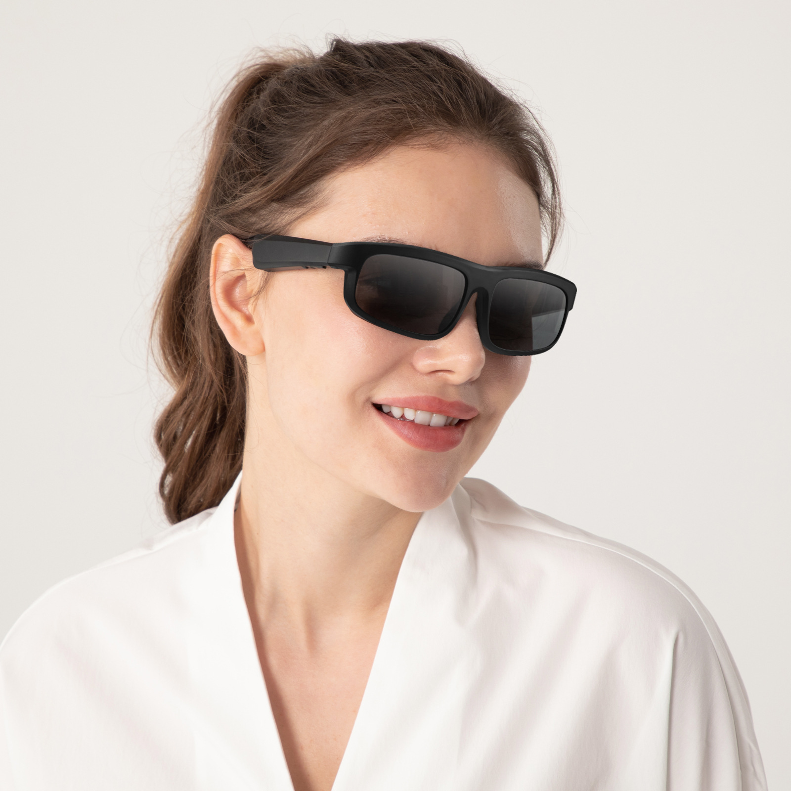 TKM8Pro Smart AI Translation Bluetooth Glasses Sunglasses Call Music Air Conduction Wireless Headset