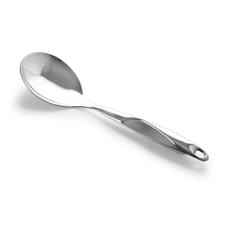 201 hollow handle stainless steel kitchenware S-shaped spatula set, slotted spoon, soup spoon, frying spatula, noodle spatula, wok spatula