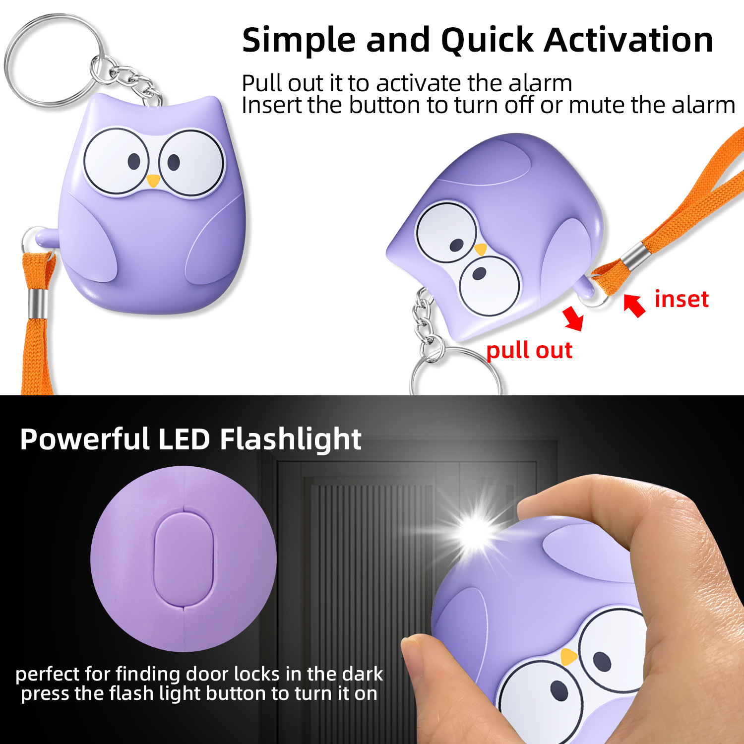 Anti-wolf Self-defense Alarm Women Self-defense Caller Portable Scream Caller New