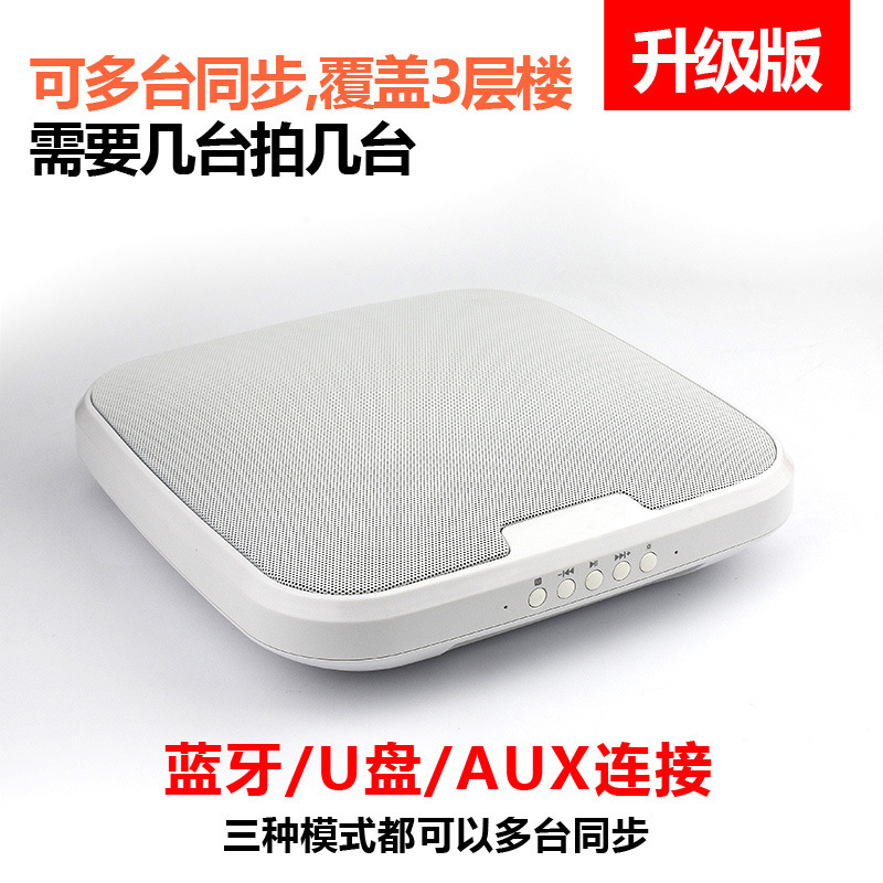 Wall-mounted Bluetooth speaker commercial supermarket restaurant coffee shop milk tea shop 3D surround sound subwoofer speaker