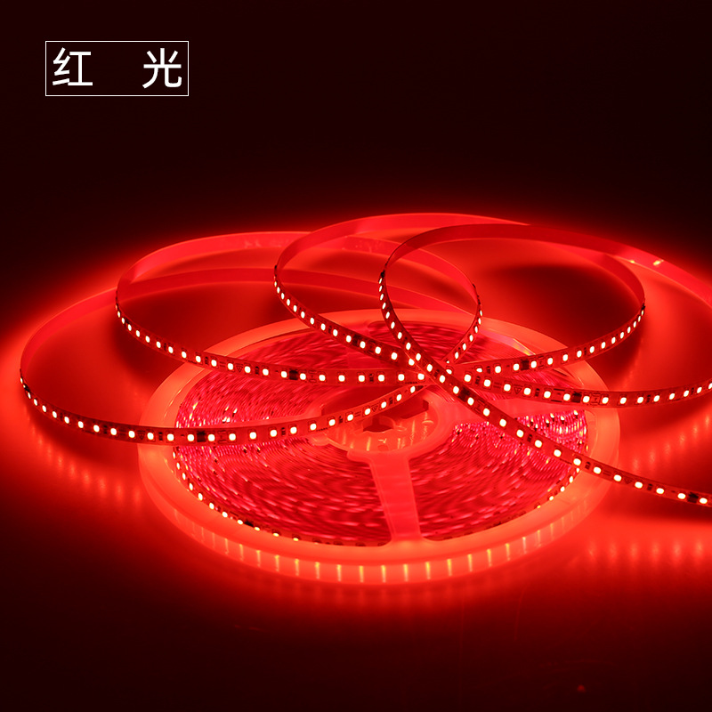 LED strip light, 220V, self-adhesive, living room ceiling, 8mm, 120D, atmosphere, driver-free, 2835, high-voltage, color, linear strip light