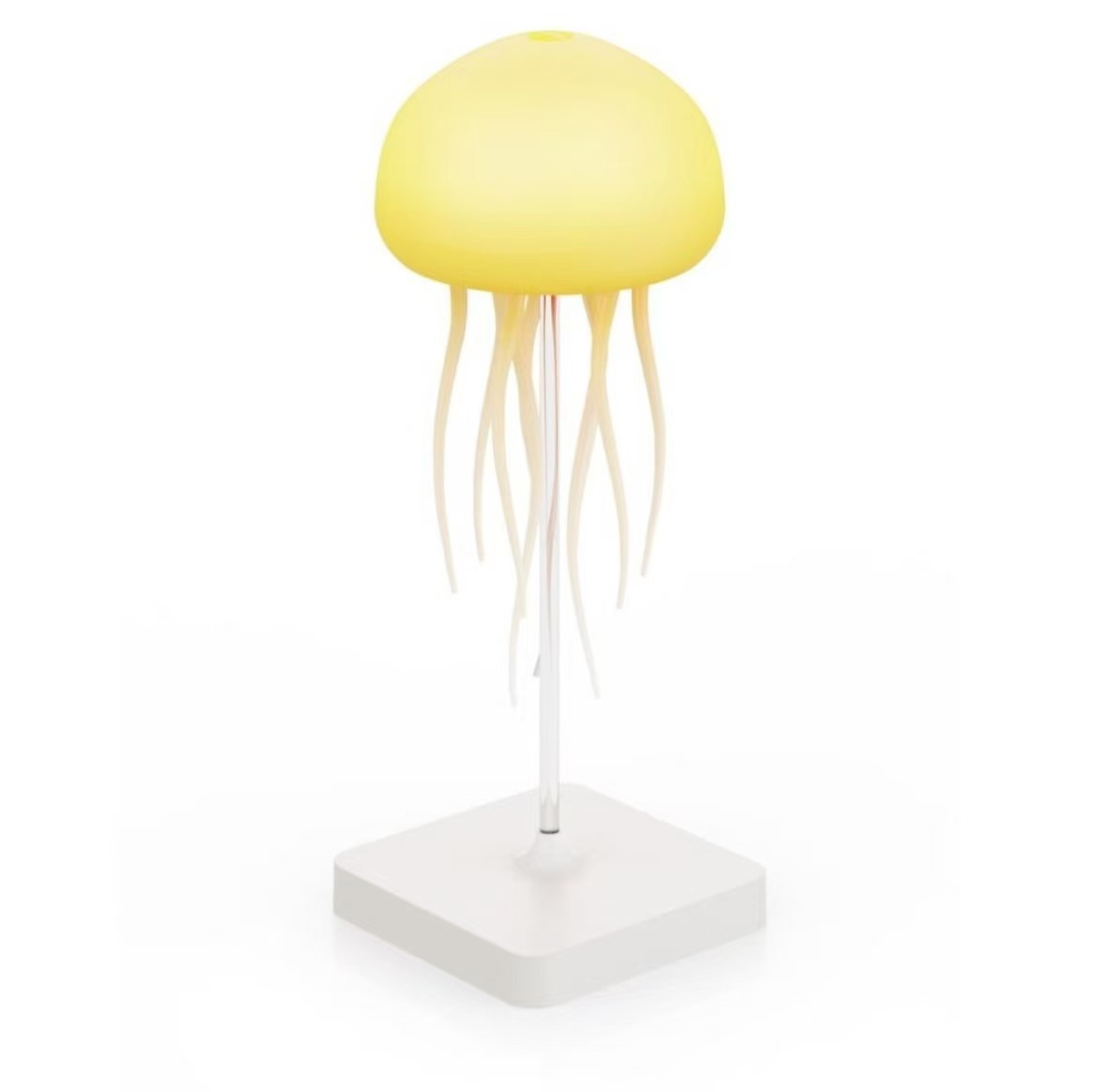 Full Color Gradient Voice Control Jellyfish Lamp Floating Touch Feet Home Car Desktop Induction Atmosphere Night Light