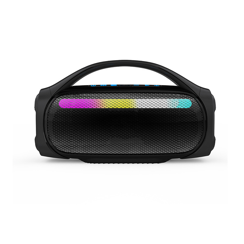 New 60W High-Volume Bluetooth Speaker with LED-Lit Subwoofer: Outdoor, Wireless, Portable, High-Quality Sound System
