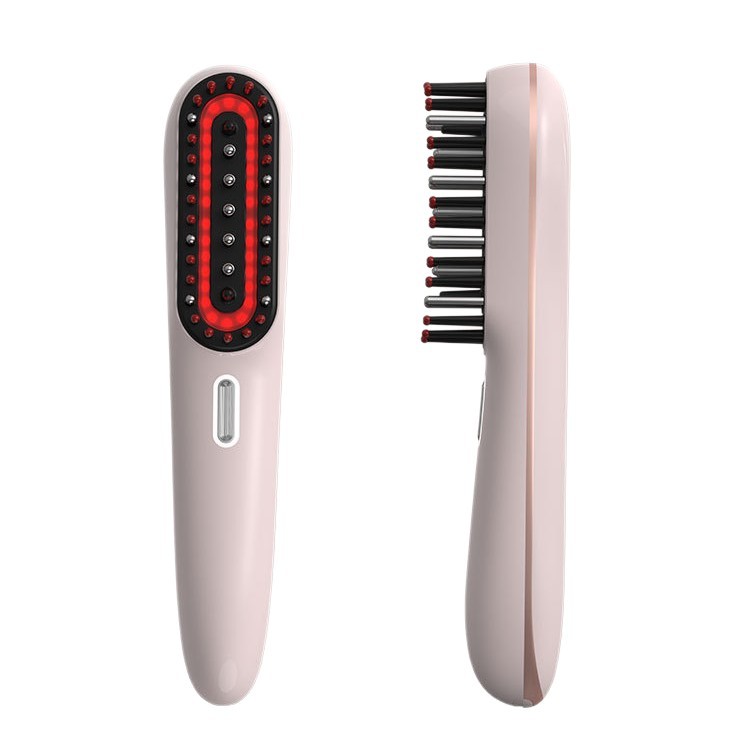 DEM Electric Massage Comb Head Scalp Applicator Instrument EMS Microcurrent Red Light Essence Import Conduction Comb