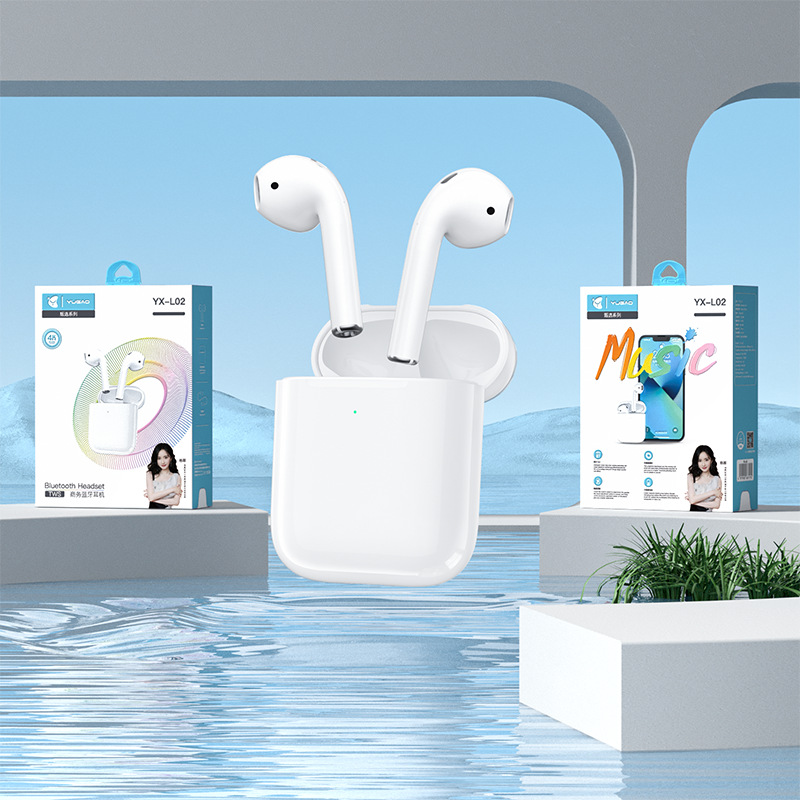 Yugao true wireless TWS Bluetooth earphones, strong sound quality, uninterrupted connection, gift box packaging, ideal gift
