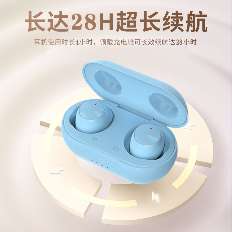 2025 New Bluetooth Headset Wireless In-ear Ultra-long Battery Life Mini Earbuds Running Sports 5.3 TWS Headset