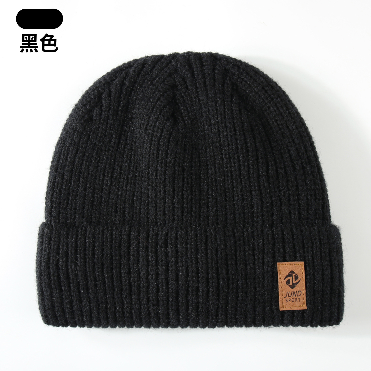 Knitted Hat Winter Men and Women New Double-Layer Thick Knit Hat Casual Outdoor Earflap Wool Hat