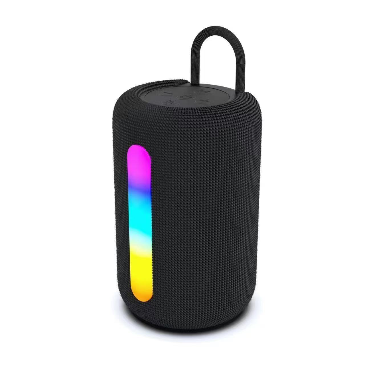 New loud volume shocking long battery life high sound quality wireless compact portable speaker colorful ambient light SH-319