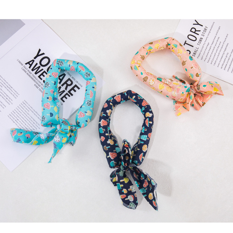 Summer cooling ice scarf, neck scarf, silk scarf, physical anti-heatstroke, cool towel, outdoor ice neck ring, ice compress neck scarf