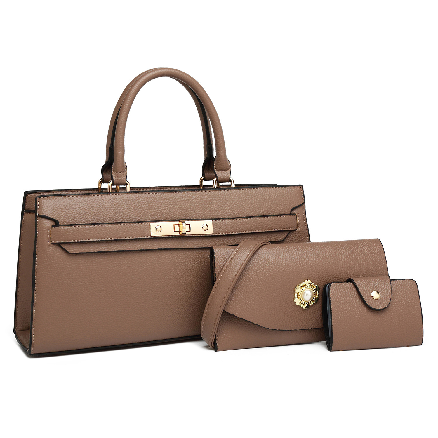 2026 women's bag new Kelly bag handbag multi-pocket Birkin shoulder crossbody commuting large bag