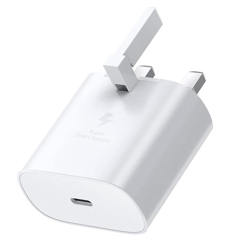 PD25W UK standard fast charging for S20/21 note10 charging head Samsung charger UKCA certified