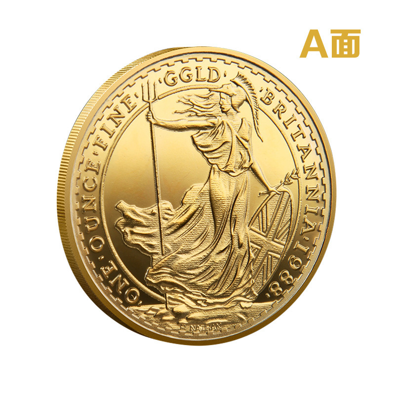 Britannia Commemorative Coin Roman Empire Commemorative Medal Queen Elizabeth II Centenary Commemorative Coin Military Coin