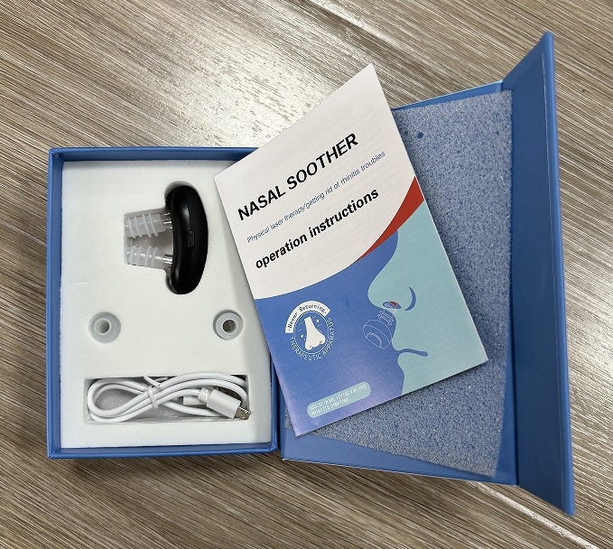 Smart infrared nose soothing device allergic rhinitis device rhinitis treatment red light nose soothing portable