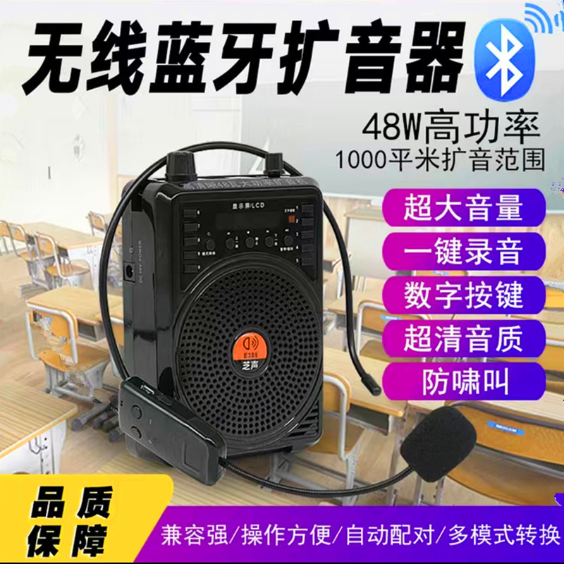 Wireless Amplifier Teacher Erhu Instrument Promotional Bluetooth Speaker Headset Headworn Microphone Small Bee Amplifier