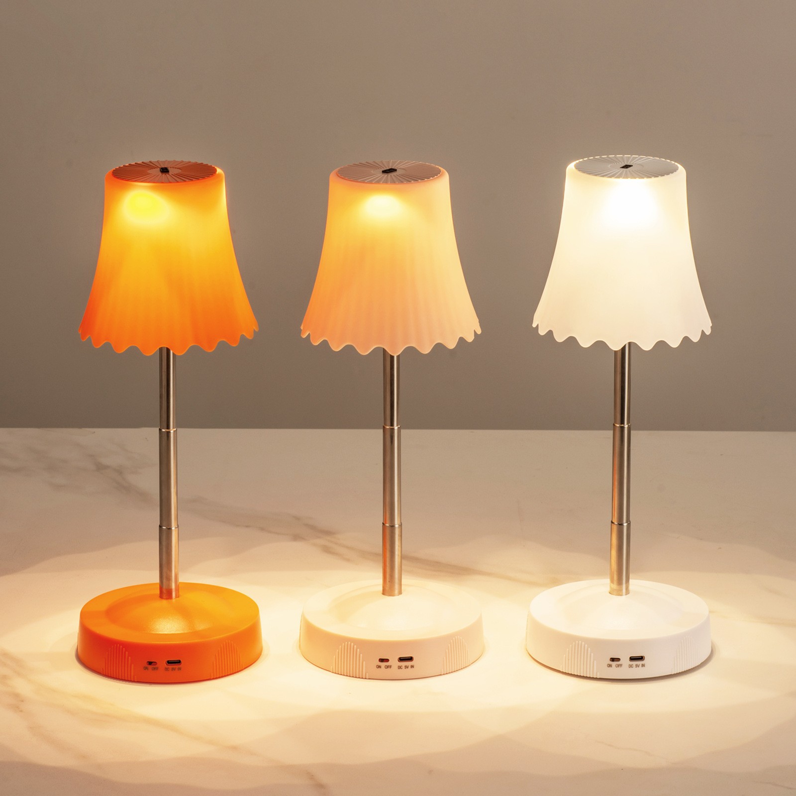 Human Body Induction Atmosphere Light Hand Sweep Desk Lamp Dormitory Bedroom Bedside Light Charging Night Light