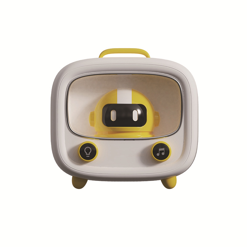 Space Capsule TV Bluetooth Speaker Mini Wireless Audio Cartoon Cute Pet Loud Volume Portable Gift Small Speaker