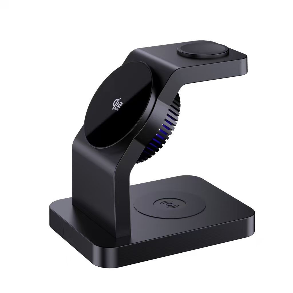 Qi2.2 Magnetic 25W 3-in-1 Wireless Charger AI Semiconductor Cooling Bracket Suitable for Apple Phones