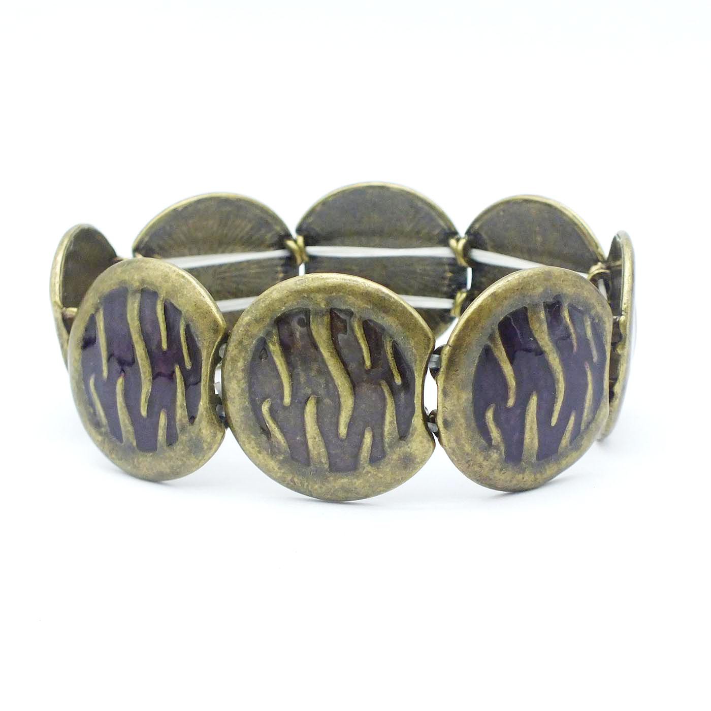 B630 Accessories Women's Elastic Oil Drop Bracelet Vintage Enamel Color Bracelet