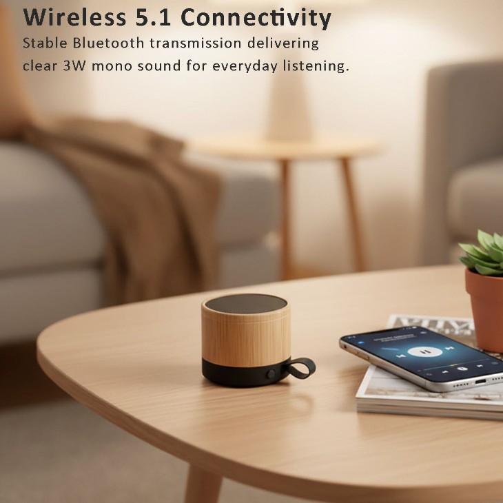 Europe Removable Battery Bluetooth Speaker Bamboo Wood Small Audio Wireless Mini Desktop Outdoor Card Subwoofer Gift