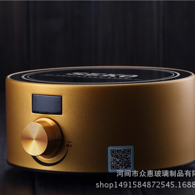 Glass dark tea steaming pot, Pu'er tea steamer for electric ceramic stove, health flower tea pot