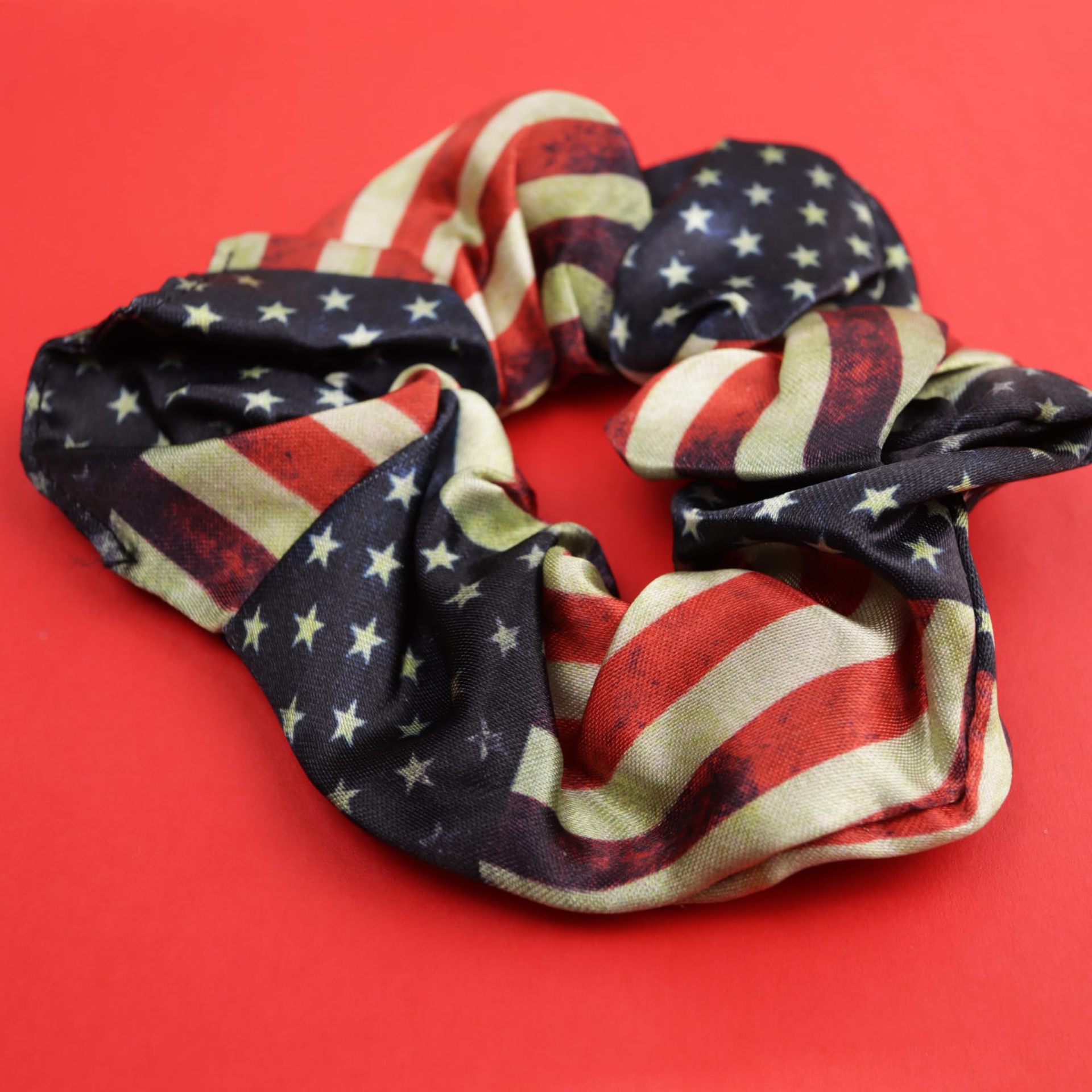 American Flag Headband Elastic July 4th Holiday Women's Patriotic Stretchy One Size (3 Pack)