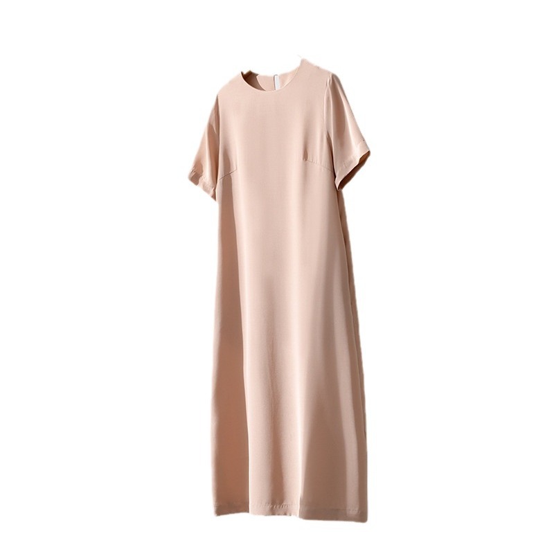 Mulberry Silk Dress for Women Summer 2025 New Plus Size Knee-Length New Chinese Style Women's Summer Dress