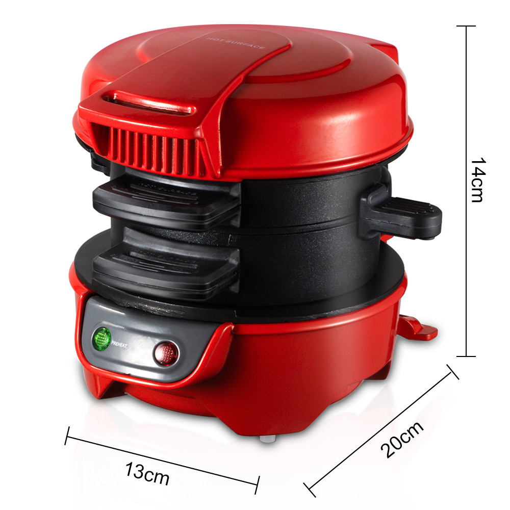 110V Burger Maker Sandwich Maker Household Breakfast Machine Egg Toaster Burger Maker Multifunctional