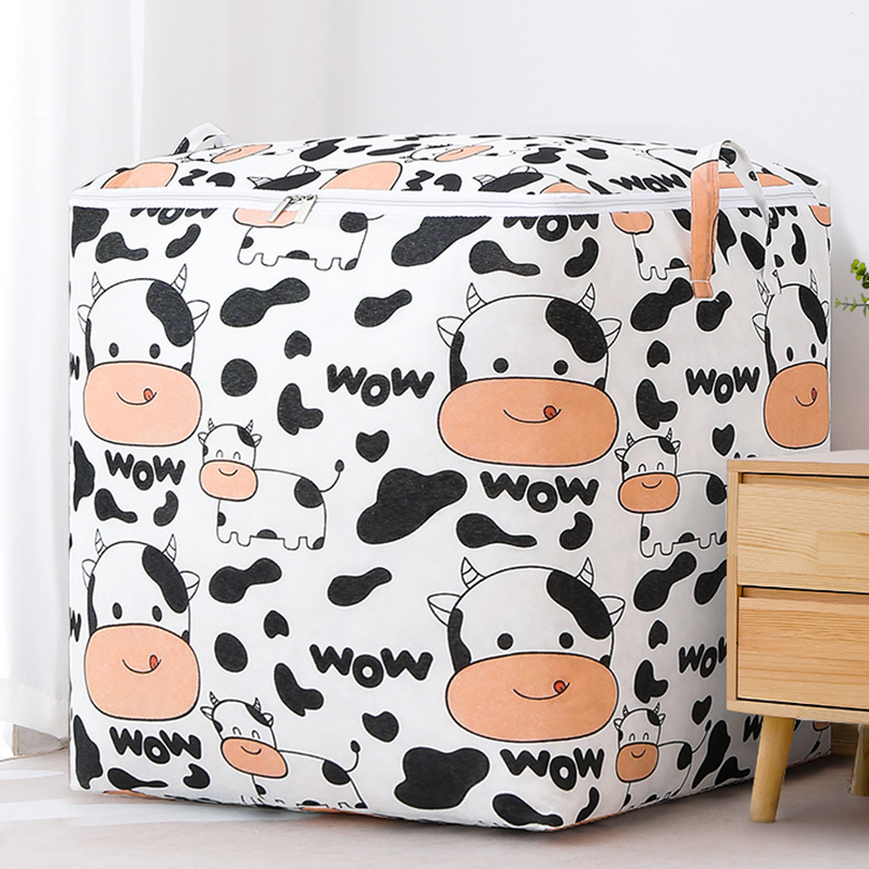 Clothes Storage Basket, Oxford Fabric Storage Bag, Quilt Moving Packing Bag, Storage Box, Large Capacity Storage