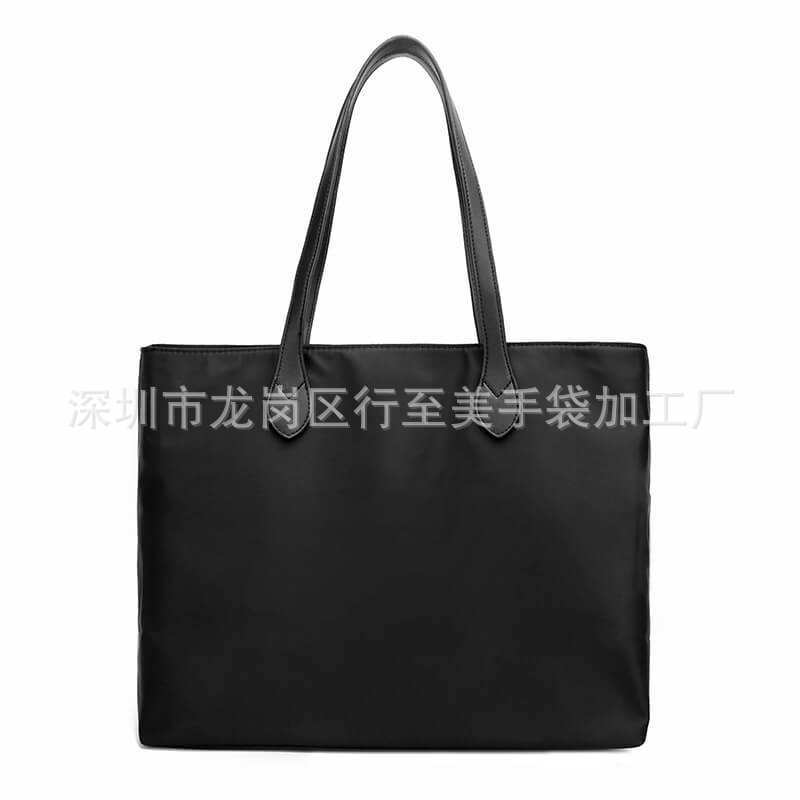 Oxford waterproof zipper laptop nylon shopping bag handbag shoulder bag crossbody travel storage bag