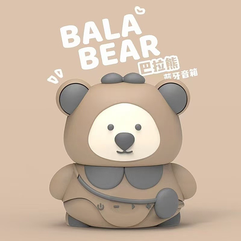 TK-118 Bala Bear Wireless Bluetooth Portable Speaker Cute Mini Card Slot Gift Small Speaker