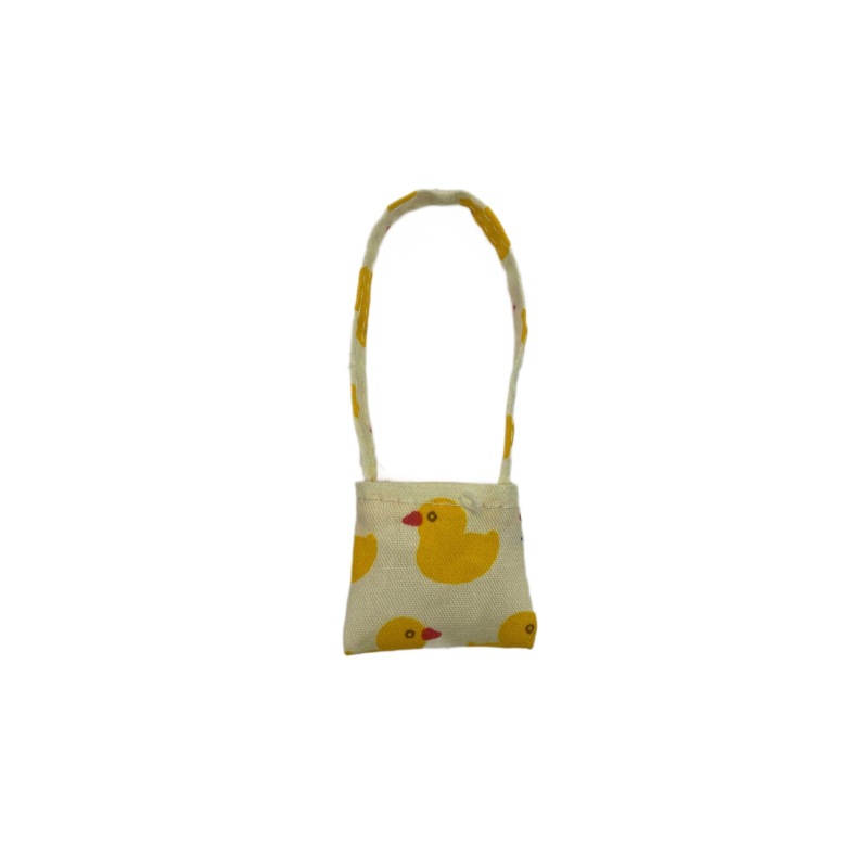Cotton doll plush toy 10cm doll clothes doll crossbody bag mini backpack pocket mini cute crossbody bag