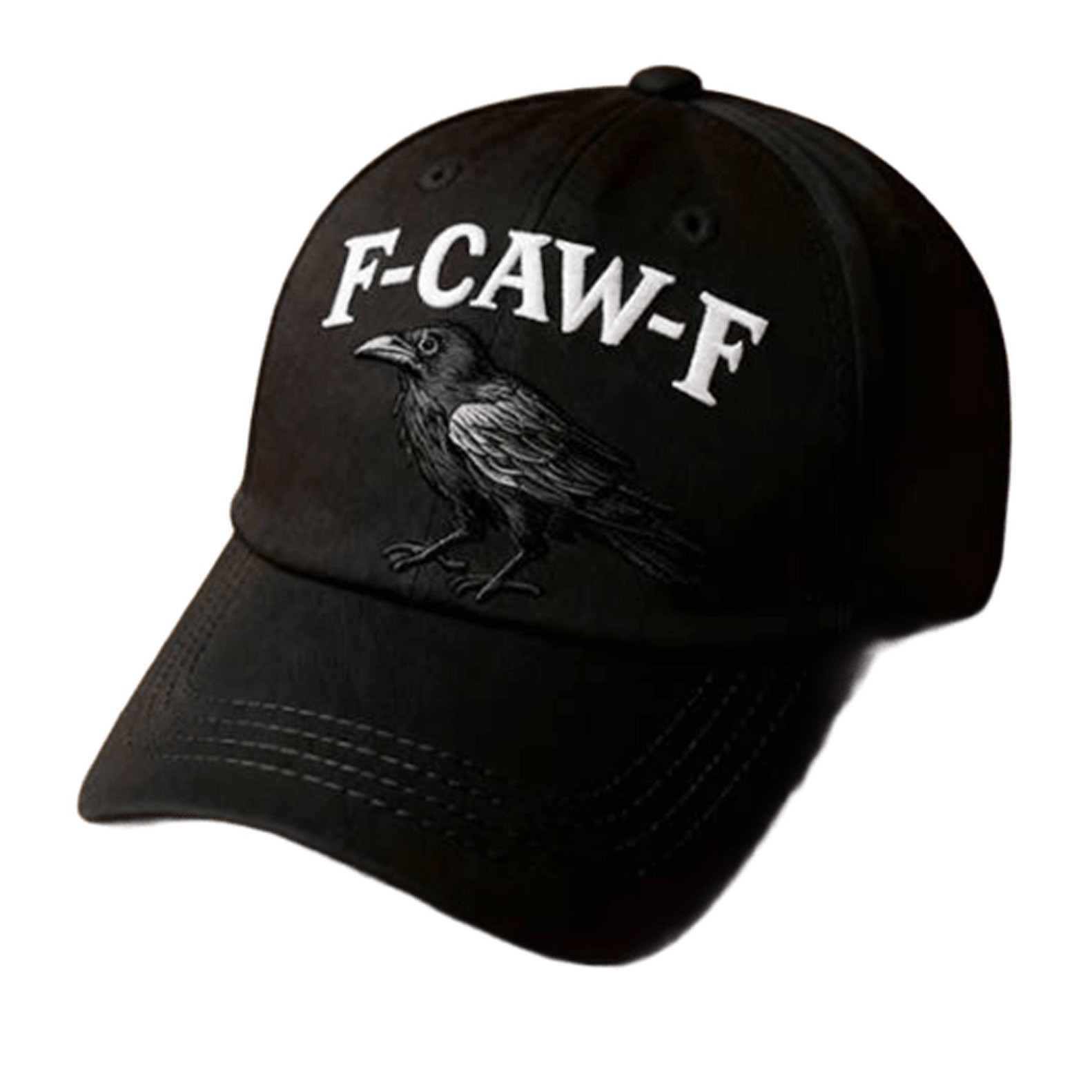 New F-CAW-F Crow Hat Baseball Cap F-CAW-F CrowHat Embroidered Hat Independent Station