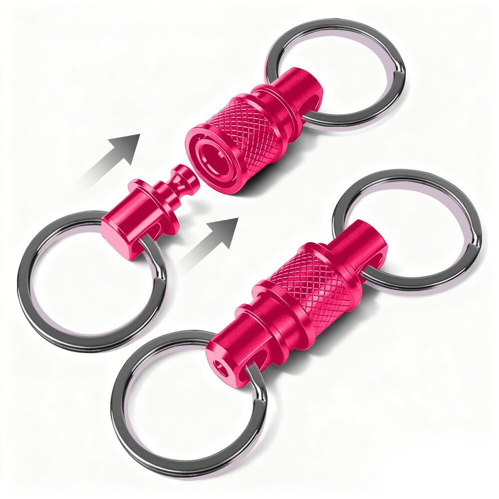 Aluminum Alloy Universal Buckle 360-degree Rotating Hanging Buckle Detachable Convenient Multi-functional Organizer Multi-purpose Hanger