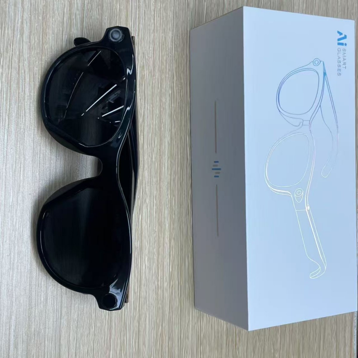 M88-S smart glasses 800W anti-shake recording Bluetooth call voice wake long battery life IP65 waterproof