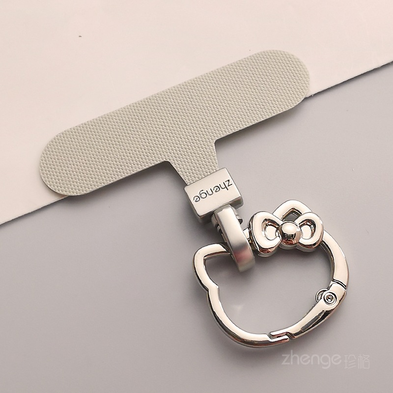 Cute cat cat swivel head clip piece phone strap thin gasket not top shell does not affect charging sturdy durable anti-loss