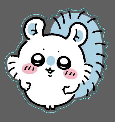 Cute Cartoon Jii Kawaii Airbag Stand Lazy Telescopic Magnetic Acrylic Resin Phone Stand