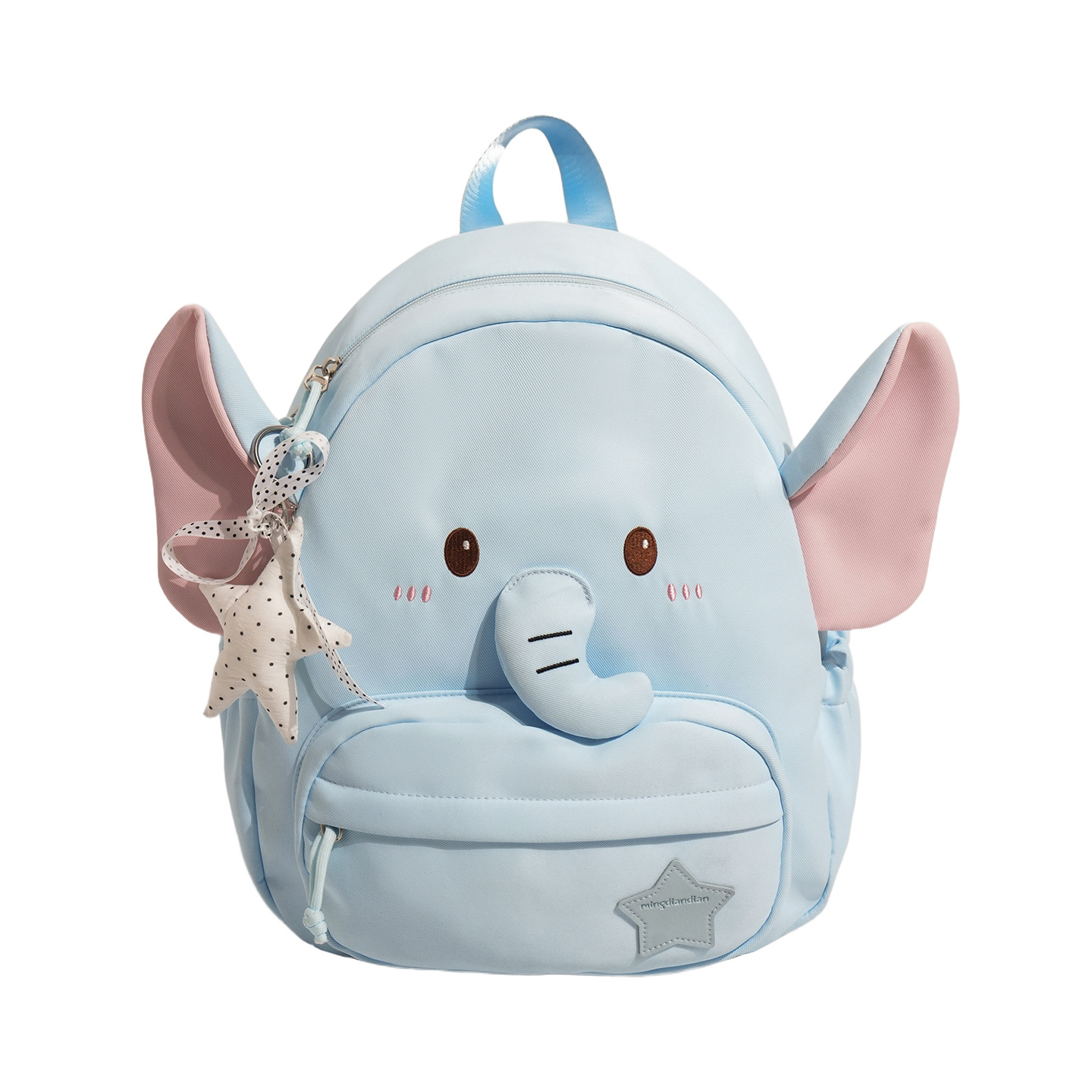 Cute Little Elephant Cartoon Backpack for Women Sweet Style Student Soft Girl Backpack Outing Small Backpack