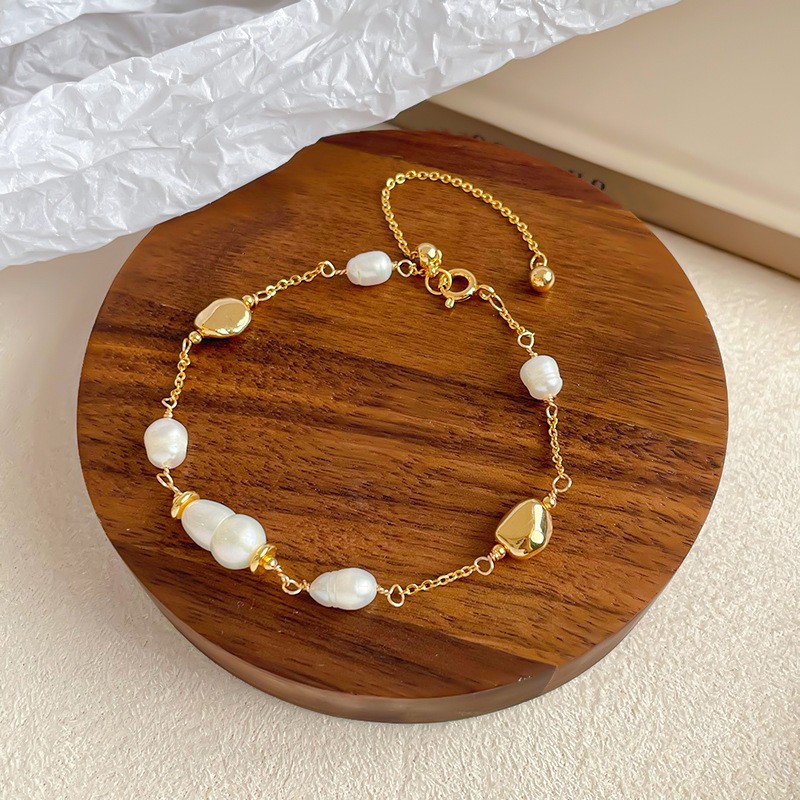 Freshwater Pearl Bracelet for Women Delicate Small Accessories Ladies Bracelet Hand Jewelry Bracelet Women