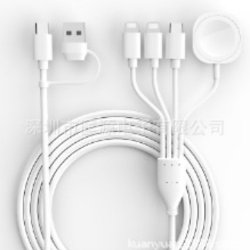 4-in-2 Multi-Function Charging Cable for Apple Watch Charger iWatch S2-S10/SE/Ultra