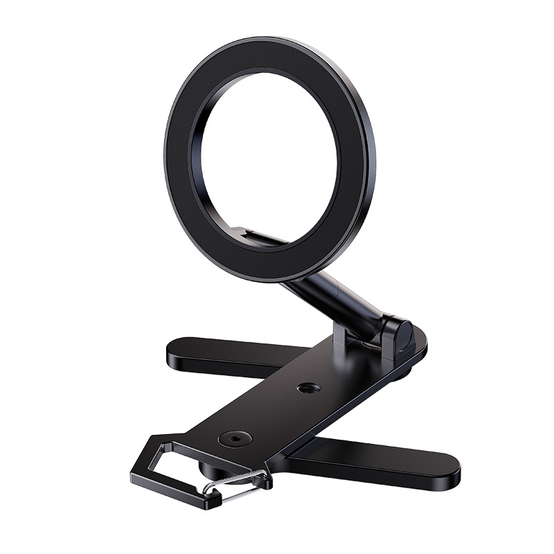 Double-sided Magnetic Phone Holder Magsafe Strong Magnet 360° Rotation Desktop Car Outdoor Photography Phone Stand